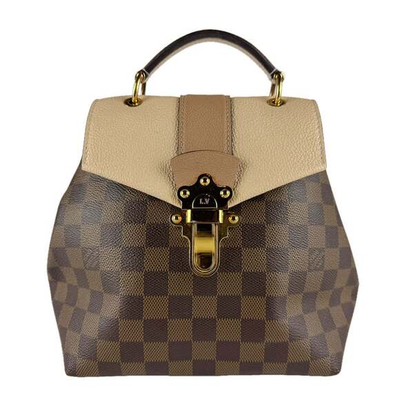 LOUIS VUITTON Brown Damier Leather Backpack main image 7